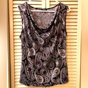 Purple Pasley women’s blouse.